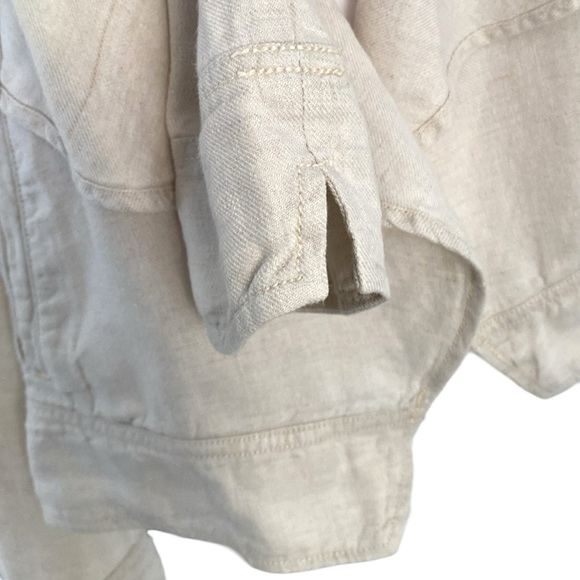 Lou & Grey Linen Open Front Jacket - Picture 6 of 13